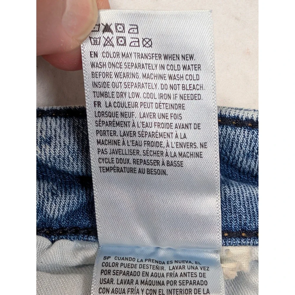 American Eagle Mens Slim Straight Jeans 30 x 32 Airflex+ Light Wash Blue